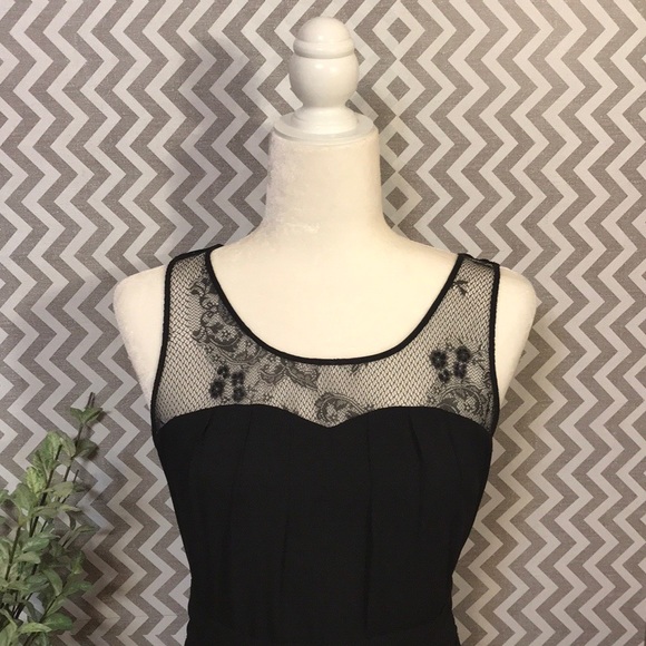 Express Black Lace Dress, Sz 6 - Picture 3 of 8